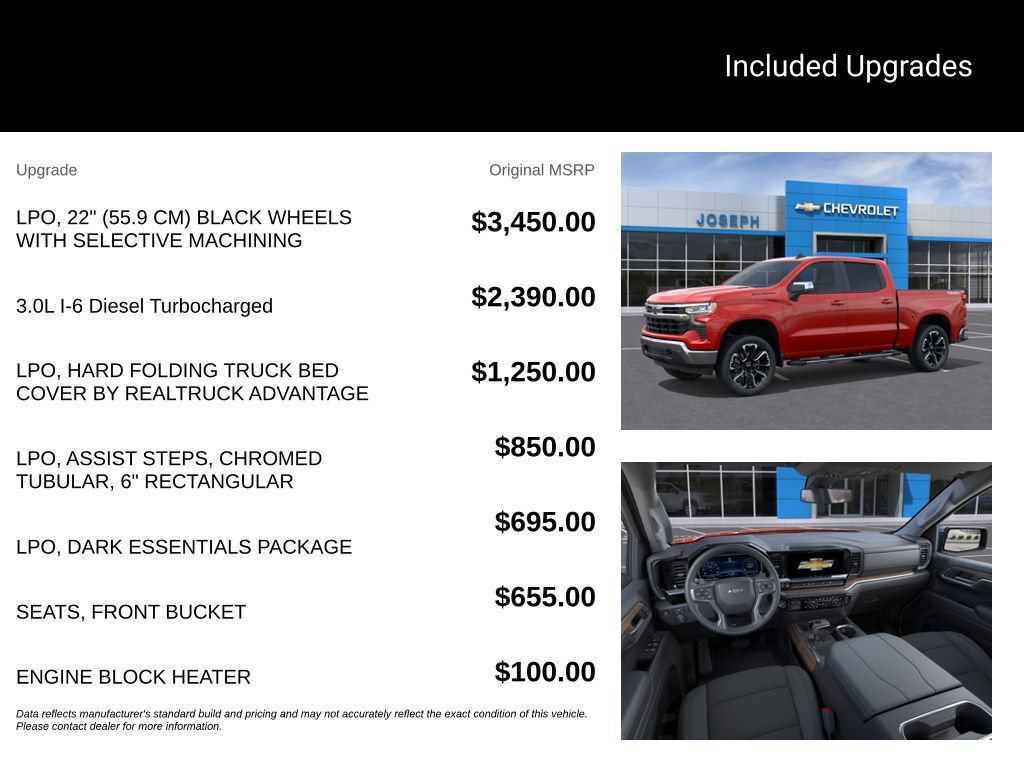 New 2026 Chevrolet Silverado 1500 LT w/ LPO, Dark Essentials Package AWD/4WD image 3