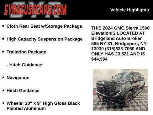 Used 2024 GMC Sierra 1500 Elevation w/ X31 Off-Road Package AWD/4WD image 5