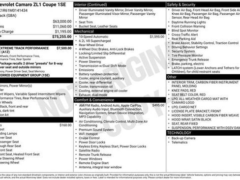 Used 2021 Chevrolet Camaro ZL1 image 36