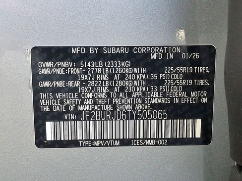 New 2026 Subaru Outback Touring XT AWD/4WD image 18