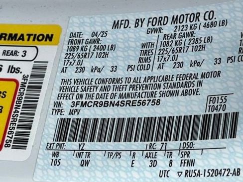 Used 2025 Ford Bronco Sport Big Bend AWD/4WD image 33