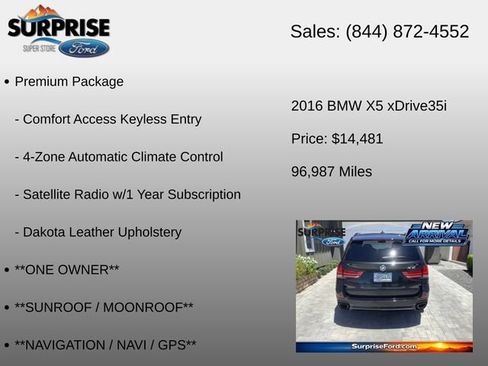 Used 2016 BMW X5 xDrive35i AWD/4WD image 18