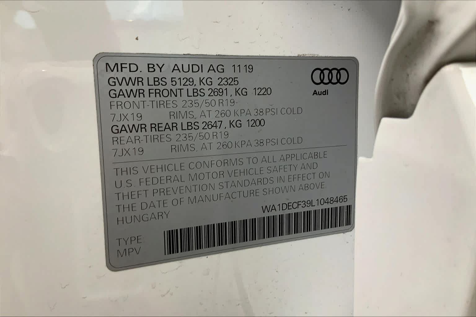Used 2020 Audi Q3 2.0T Premium w/ Convenience Package AWD/4WD image 34