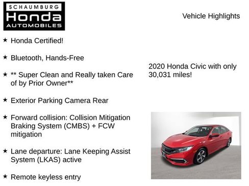 Used 2020 Honda Civic LX image 14