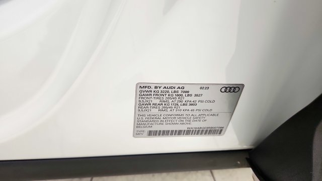 Used 2024 Audi Q8 e-tron Prestige w/ Prestige Package AWD/4WD image 75