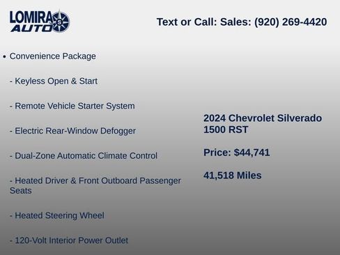 Used 2024 Chevrolet Silverado 1500 RST w/ Z71 Off-Road Package AWD/4WD image 10