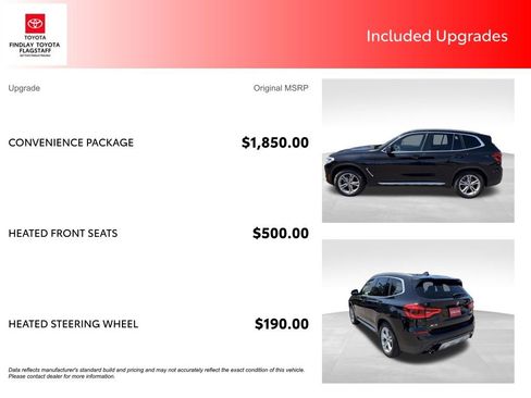 Used 2021 BMW X3 xDrive30i w/ Convenience Package AWD/4WD image 5
