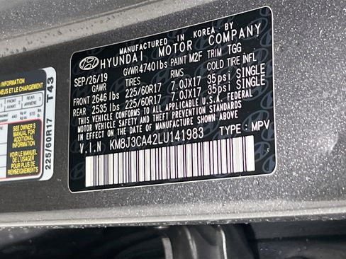 Used 2020 Hyundai Tucson Value w/ Cargo Package image 30