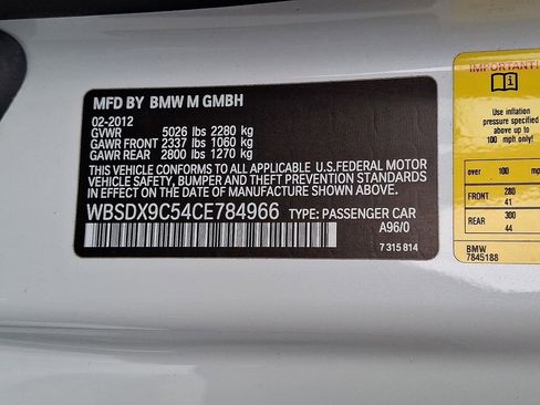 Used 2012 BMW M3 Base image 24