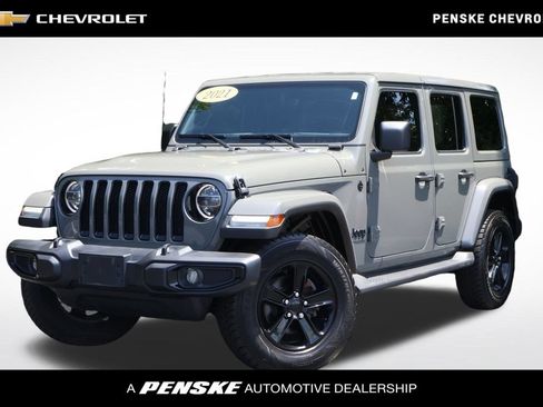 Used 2021 Jeep Wrangler Unlimited Sahara AWD/4WD image 1