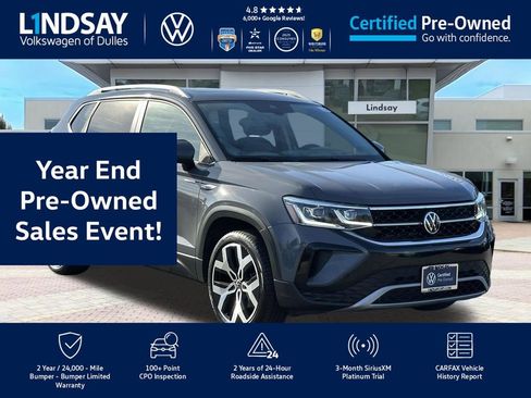Certified 2022 Volkswagen Taos SEL w/ Panoramic Sunroof Package image 1