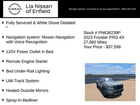 Used 2023 Nissan Frontier PRO-4X w/ Pro Convenience Package AWD/4WD image 15