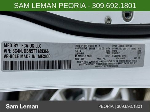 New 2026 Jeep Compass Latitude image 28