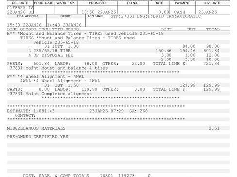 Certified 2025 Toyota Highlander XLE image 38
