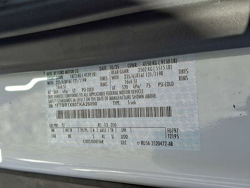 New 2026 Ford Transit 250 148 High Roof w/ Load Area Protection Package image 19