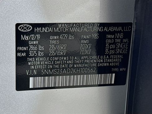 Used 2019 Hyundai Santa Fe SE FWD image 12