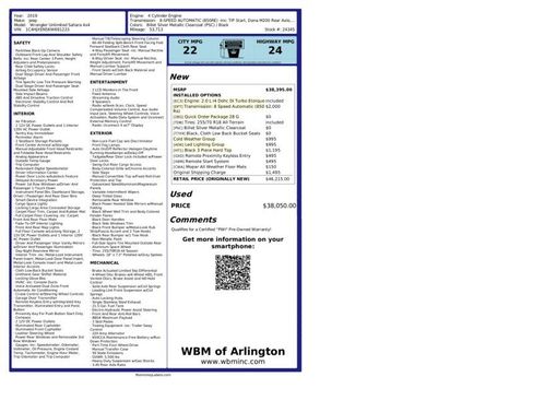 Used 2019 Jeep Wrangler Unlimited Sahara w/ Cold Weather Group image 3