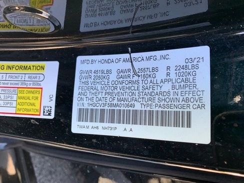 Used 2021 Honda Accord EX-L image 28