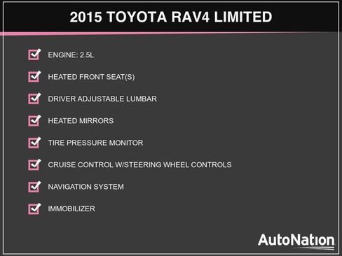 Used 2015 Toyota RAV4 Limited FWD image 3