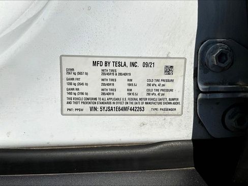 Used 2021 Tesla Model S Plaid AWD/4WD image 19