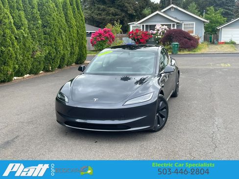 Used 2025 Tesla Model 3 Long Range AWD/4WD image 1
