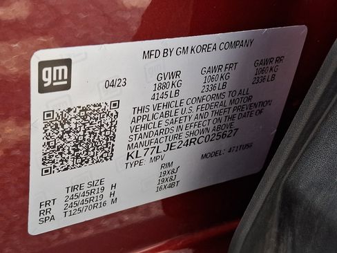 Certified 2024 Chevrolet Trax RS w/ Driver Confidence Package FWD image 27