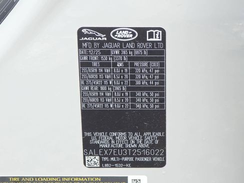 New 2026 Land Rover Defender 110 X image 36