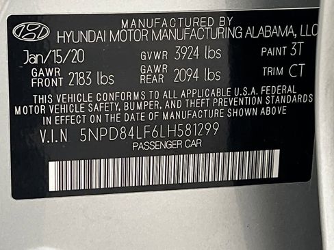 Used 2020 Hyundai Elantra SEL w/ Cargo Package (C1) image 65