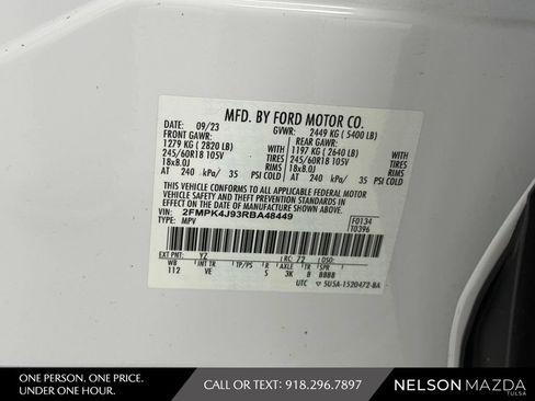 Used 2024 Ford Edge SEL AWD/4WD image 50