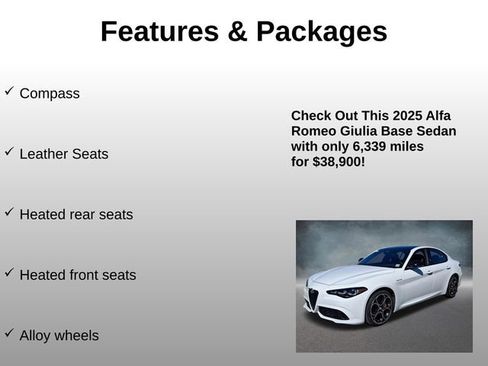 Used 2025 Alfa Romeo Giulia AWD image 8