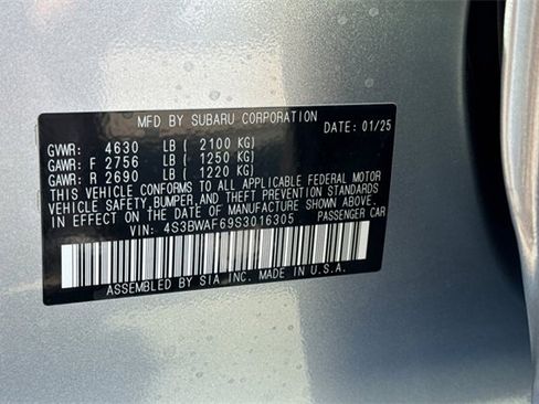 New 2025 Subaru Legacy Premium image 24