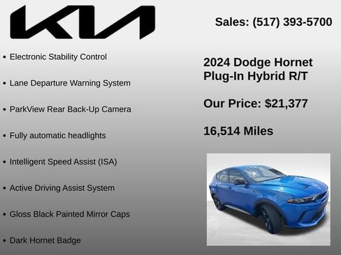 Used 2024 Dodge Hornet R/T w/ Tech Pack w/o Parking AWD/4WD image 15