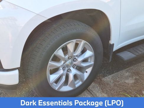 Used 2021 Chevrolet Silverado 1500 Custom w/ LPO, Dark Essentials Package RWD image 8