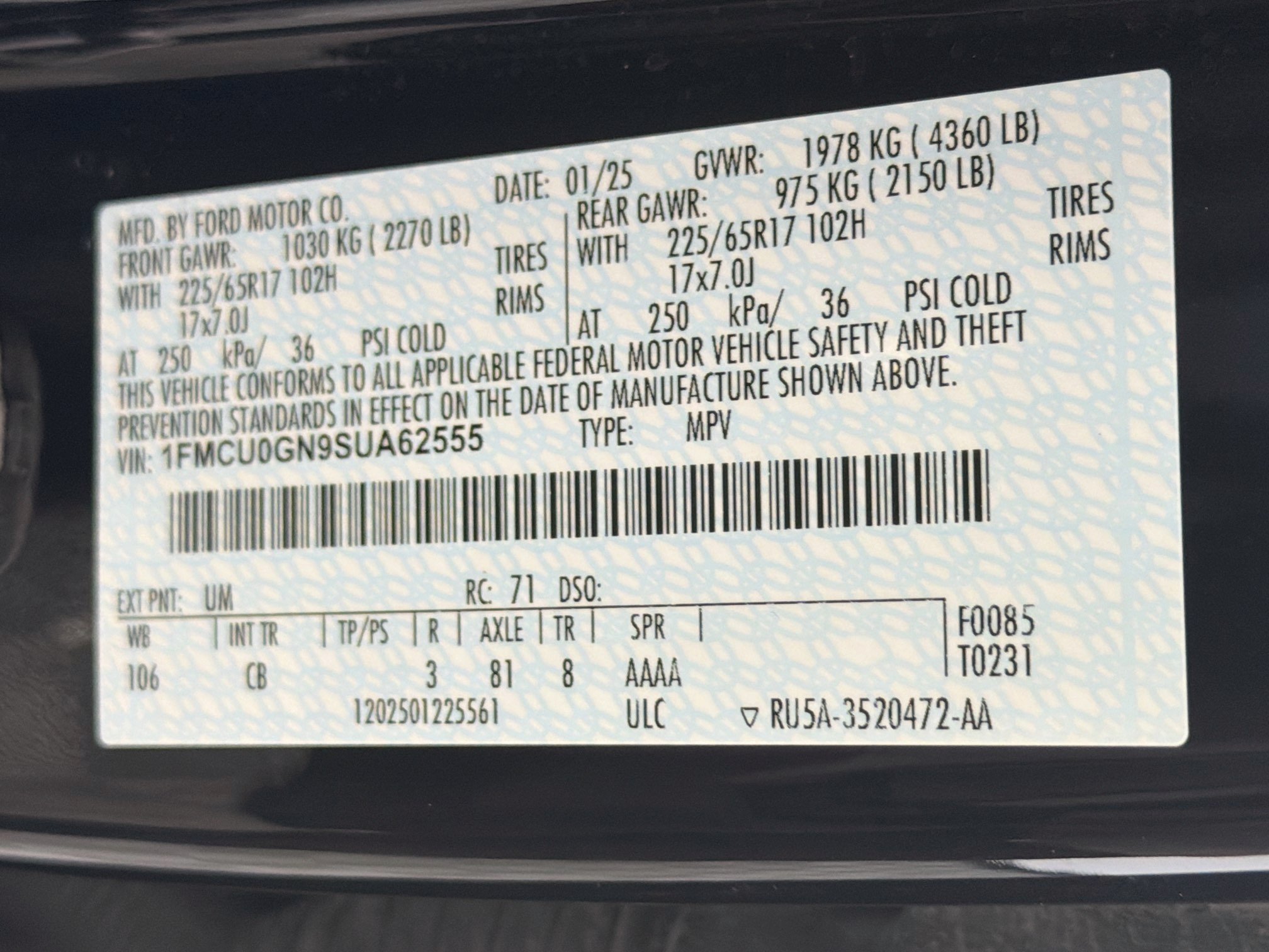 Used 2025 Ford Escape Active FWD image 12