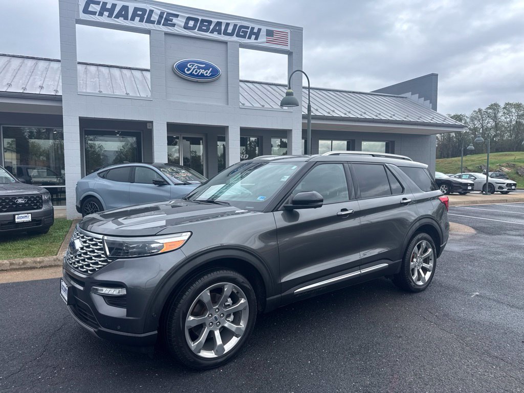 Certified 2020 Ford Explorer Platinum w/ Premium Technology Package AWD/4WD image 1