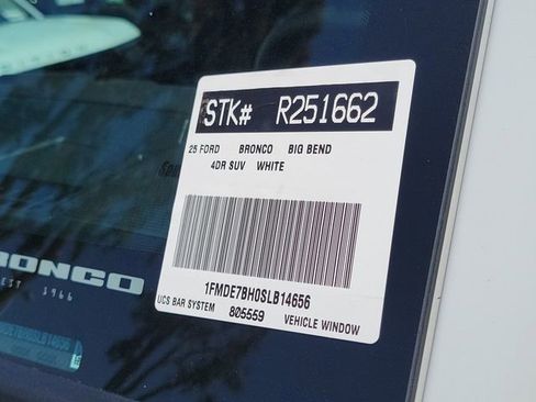 Used 2025 Ford Bronco Big Bend AWD/4WD image 31