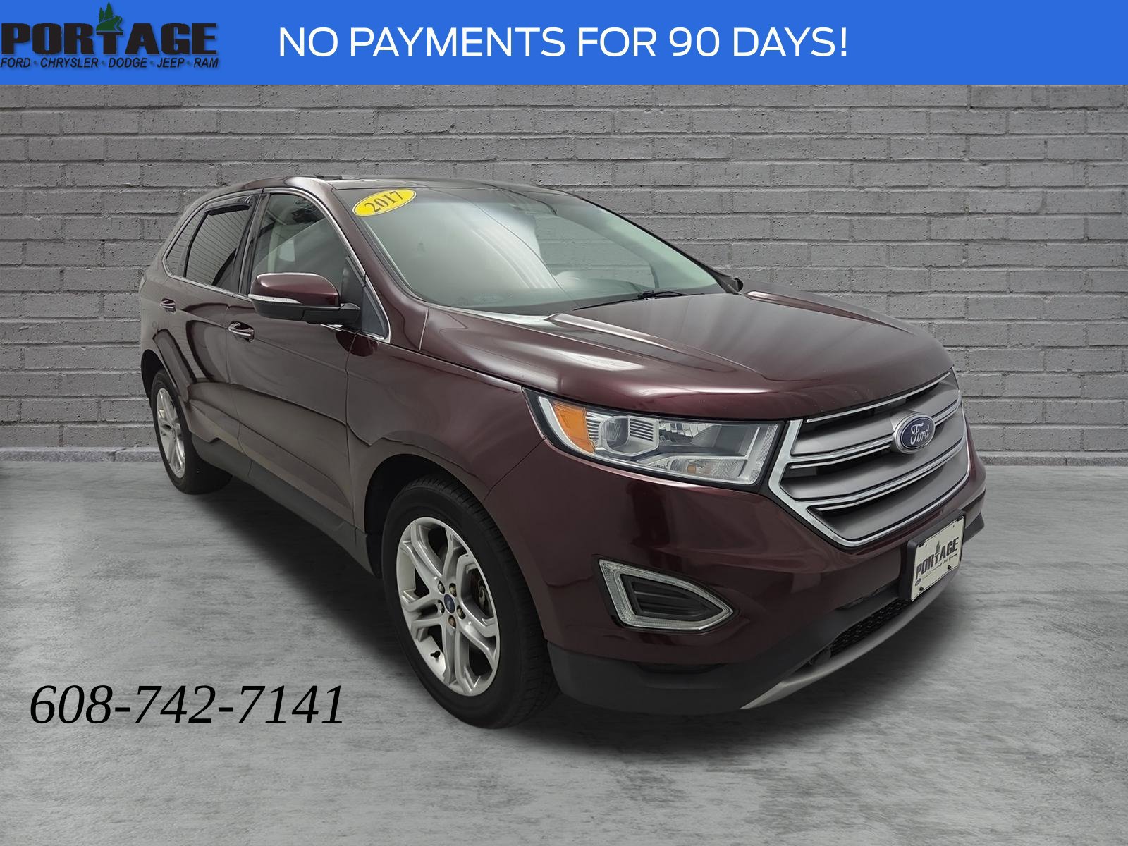 Used 2017 Ford Edge Titanium w/ Equipment Group 301A AWD/4WD image 1