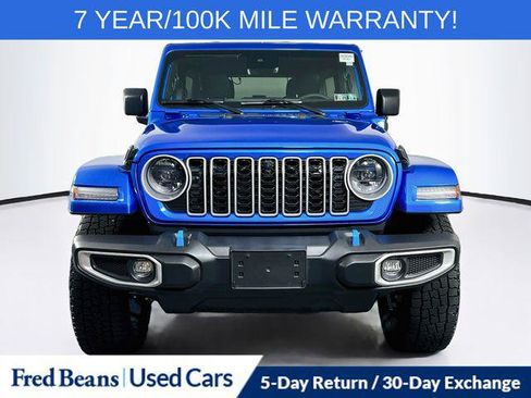 Certified 2024 Jeep Wrangler Unlimited Sahara w/ Technology Group AWD/4WD image 2