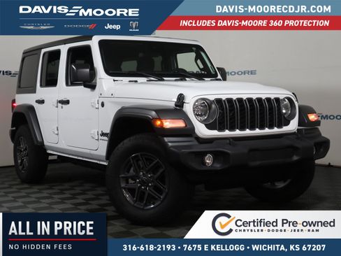 Used 2025 Jeep Wrangler Unlimited Sport AWD/4WD image 1