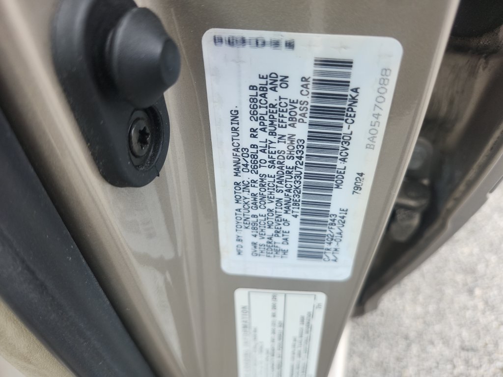 Used 2003 Toyota Camry LE FWD image 34