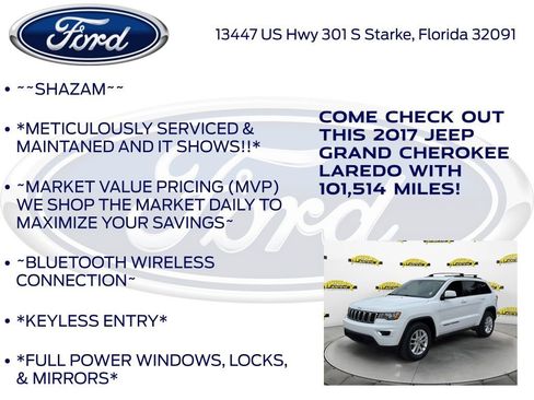 Used 2017 Jeep Grand Cherokee Laredo w/ Quick Order Package 2BE image 5
