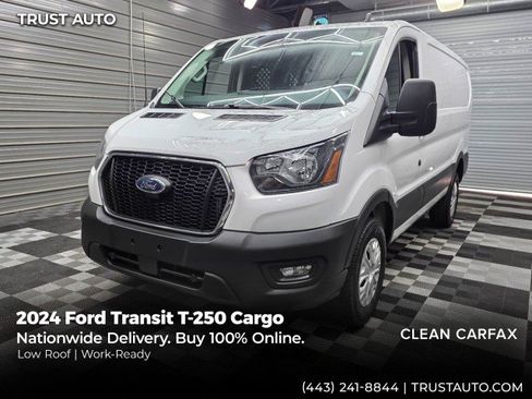 Used 2024 Ford Transit 250 Low Roof w/ Exterior Upgrade Package RWD image 1