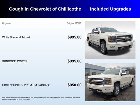 Used 2015 Chevrolet Silverado 1500 High Country w/ High Country Premium Package image 3