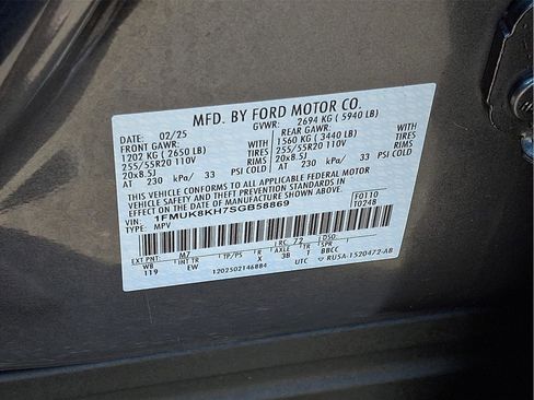 Used 2025 Ford Explorer ST-Line AWD/4WD image 23