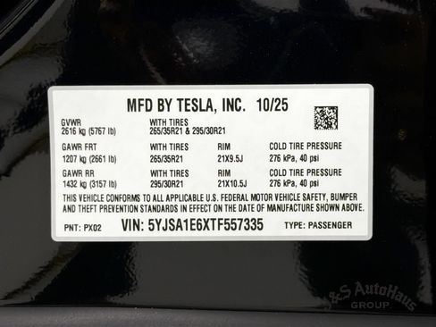 Used 2026 Tesla Model S Plaid AWD/4WD image 41