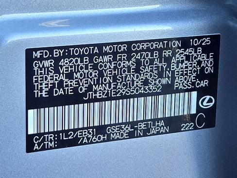 New 2025 Lexus IS 350 F Sport image 17