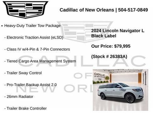 Used 2024 Lincoln Navigator L Black Label AWD/4WD image 7