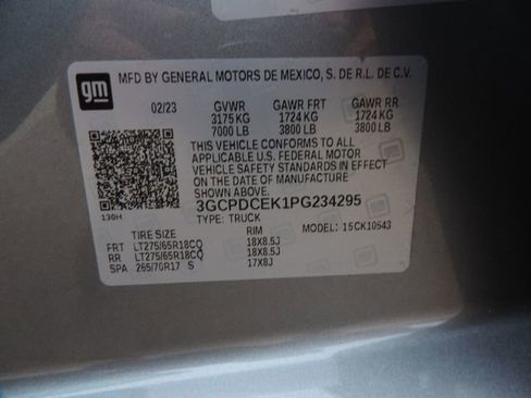 Certified 2023 Chevrolet Silverado 1500 Custom Trail Boss image 19