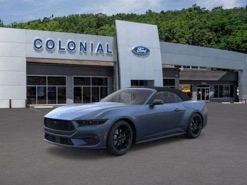 New 2025 Ford Mustang Convertible w/ Mustang Nite Pony Package RWD image 1