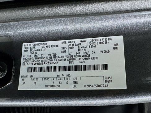 Used 2023 Ford F150 XLT w/ Equipment Group 302A High AWD/4WD image 51